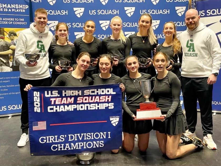 Greenwich Academy squash team captures sixth straight Division I title ...