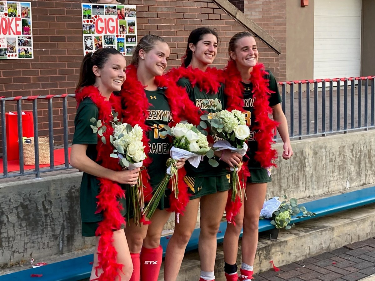 Greenwich Academy field hockey team honors its seniors on Senior Day game against visiting Westminster School