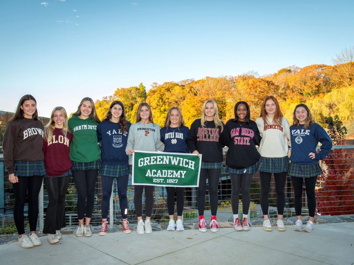 Greenwich Academy honors senior student-athletes who will play sports at the Division I collegiate level