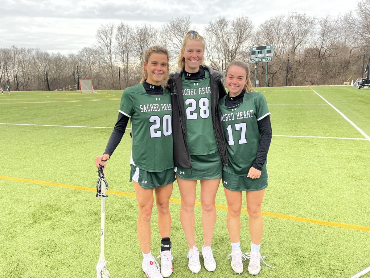 Sacred Heart Greenwich lacrosse team tops School of the Holy Child for first win of the season; Sisters Maggie, Charley Bacigalupo combine for 11 goals