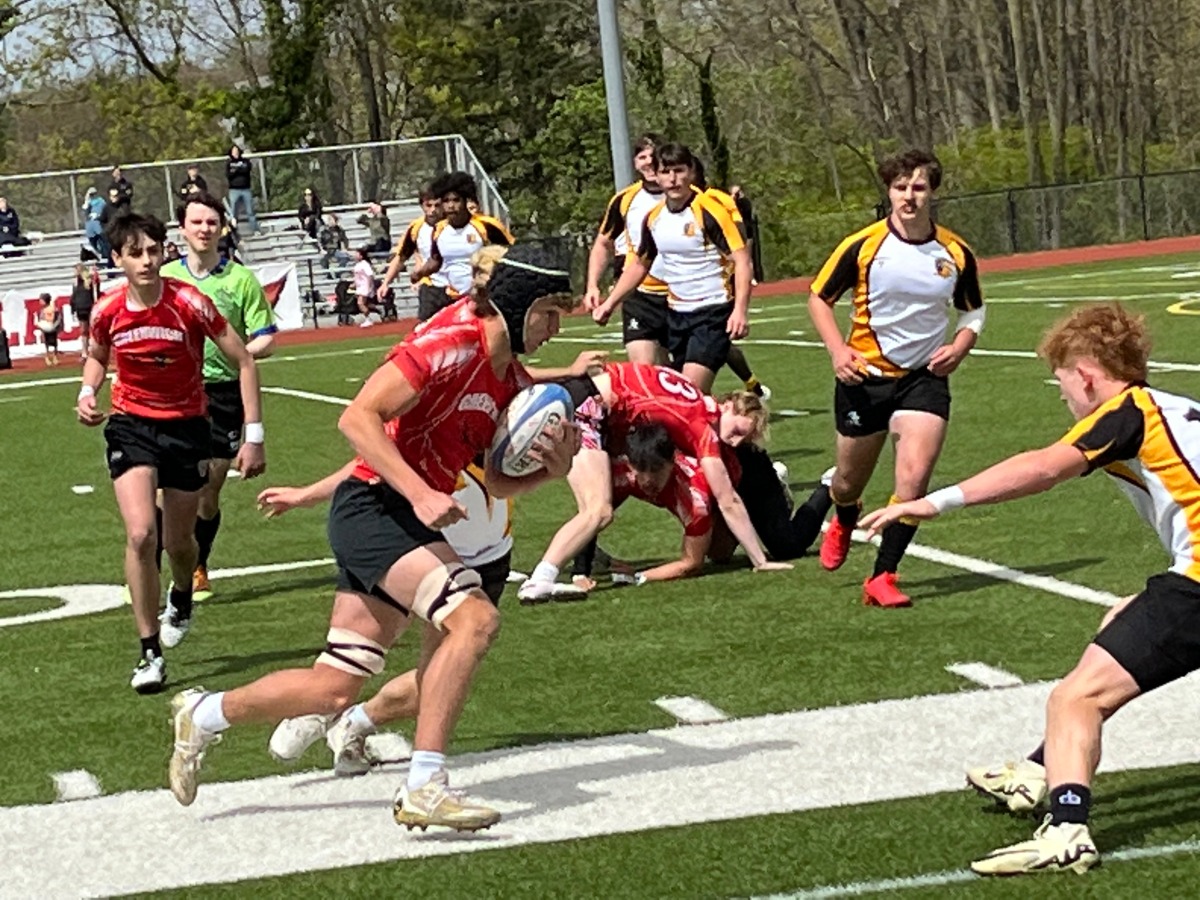 Greenwich High boys Varsity A rugby team earns tough win over rival Aspetuck Valley Rugby Club at Cardinal Stadium