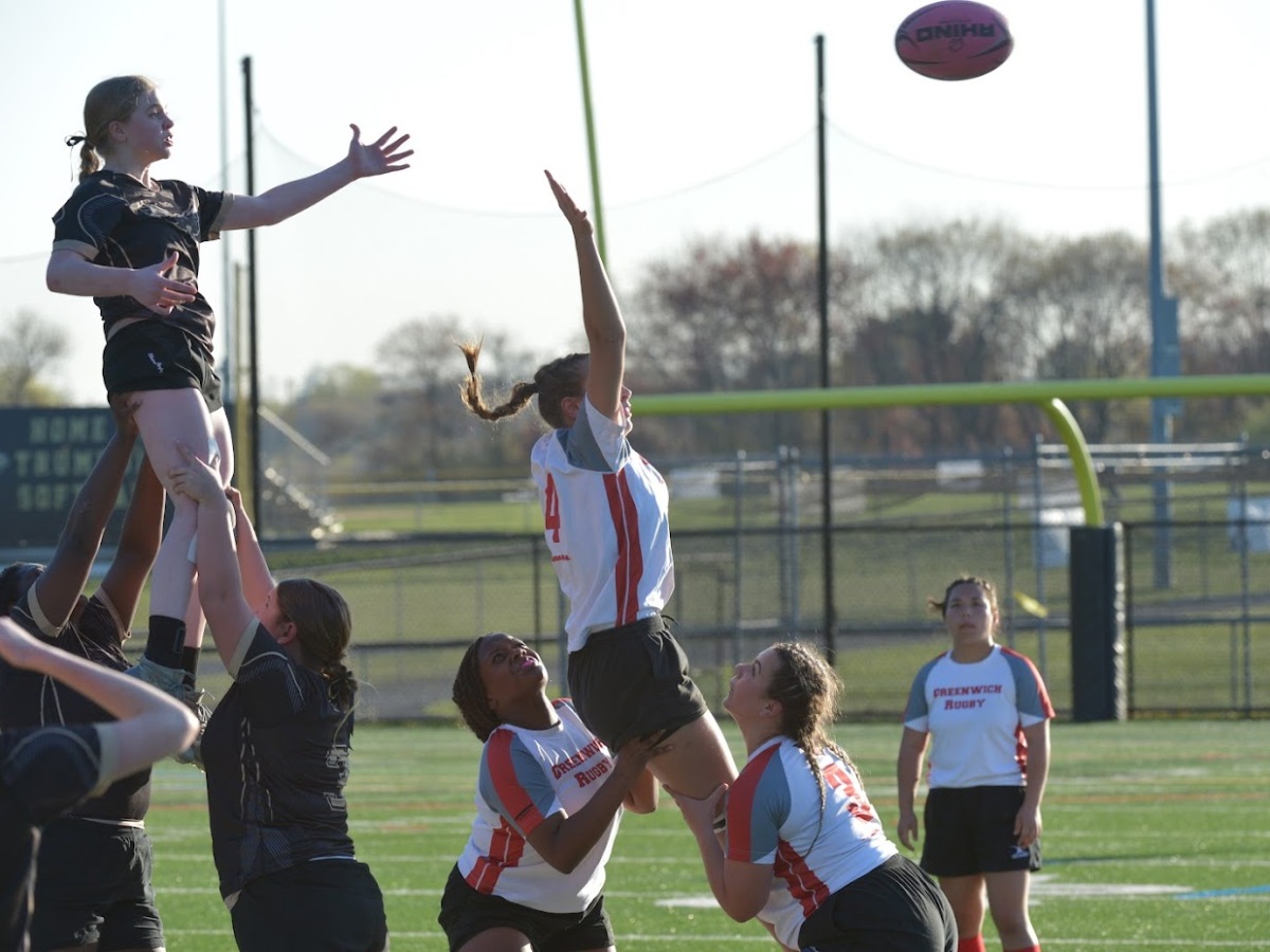 Greenwich High School girls varsity rugby team tops Trumbull for second win